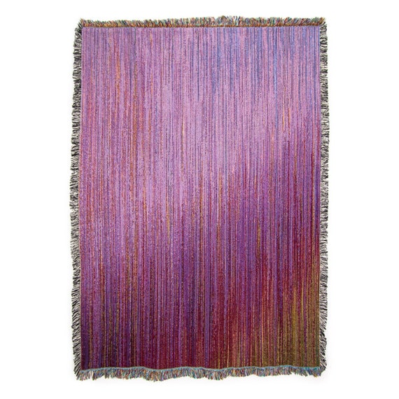 DCP_0077 - Jacquard Woven Throw Blanket by Glitch Textiles