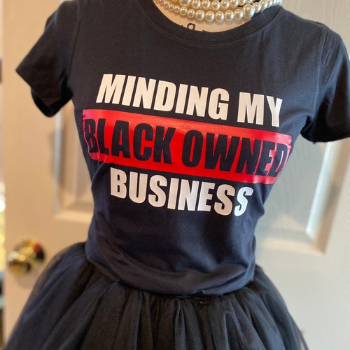 Minding My BLACK Owned Business SVG Black Owned SVG Black Etsy