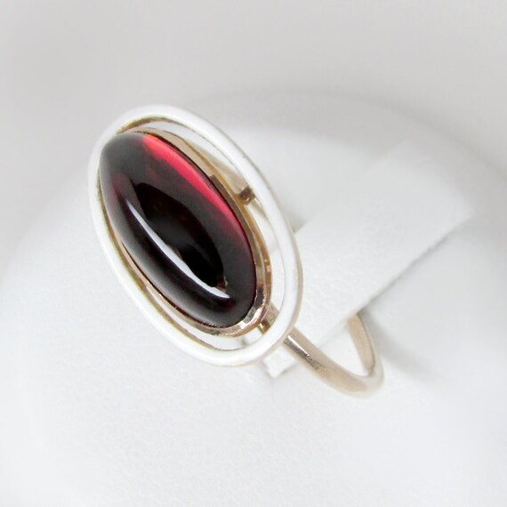 red tourmaline ring