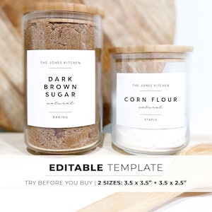 Modern Minimalist: 140 Free Printable Spice Jar Labels – Cooking