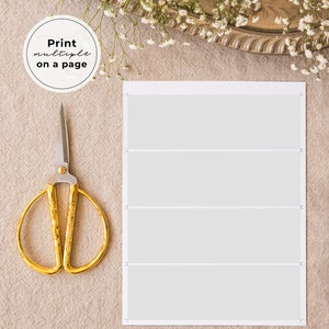 Soap Labels, Handmade Soap Label Template, Small Business Belly Band Soap Packaging, Editable Template #050 #043 Juliette Minimalist image 6