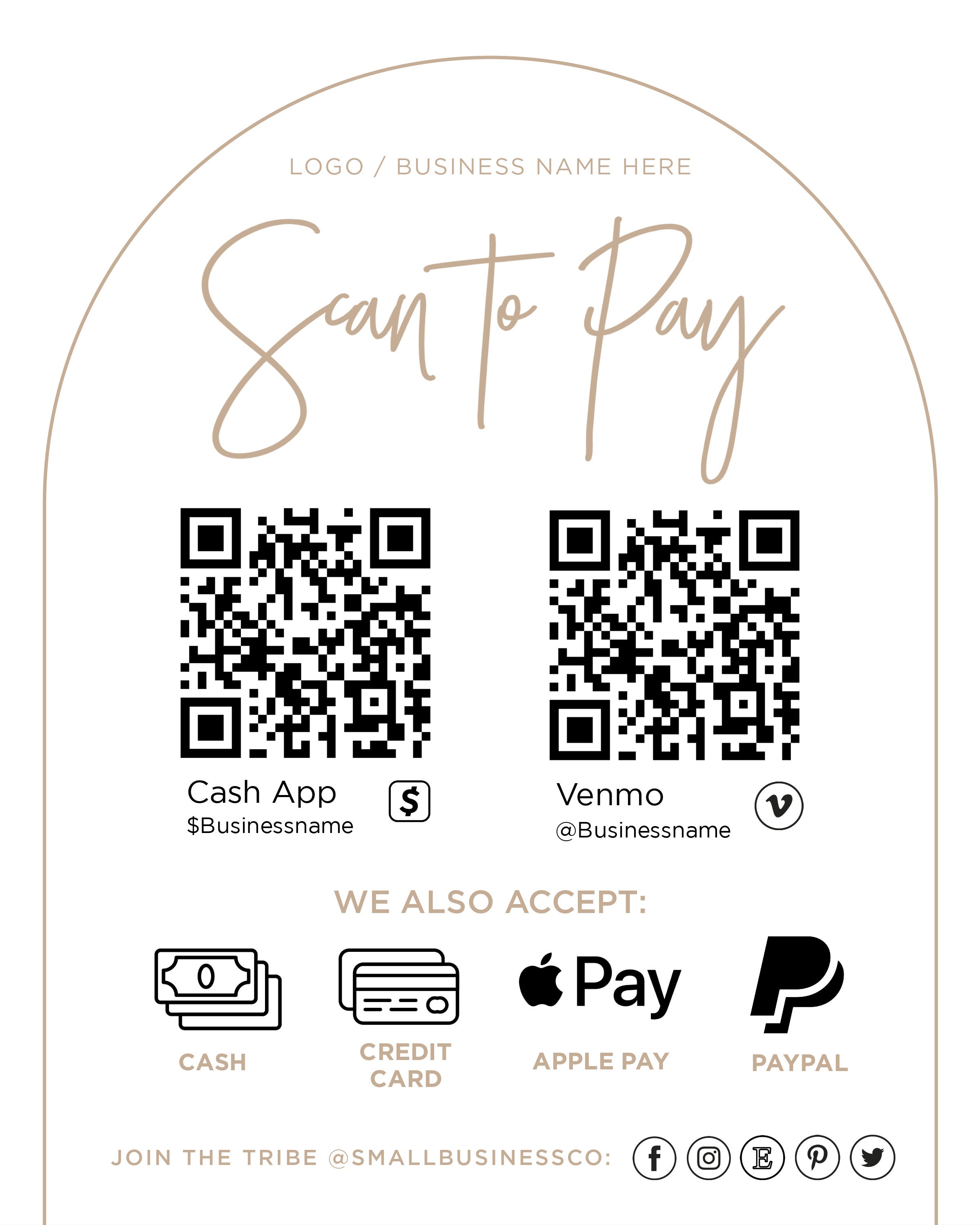  Scan To Pay Template Free 