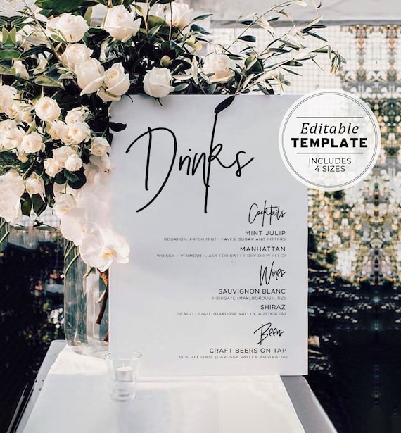 Editable Template #045 Printable Minimalist Wedding Welcome Sign Ceramica Wedding Welcome Sign Template Editable Template #045 Printable Minimalist Wedding Welcome Sign Ceramica Wedding Welcome Sign Template