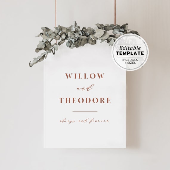 Editable Template #045 Printable Minimalist Wedding Welcome Sign Ceramica Wedding Welcome Sign Template Editable Template #045 Printable Minimalist Wedding Welcome Sign Ceramica Wedding Welcome Sign Template