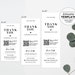 Minimalist Box Packaging Label 3 Sizes: 2x4