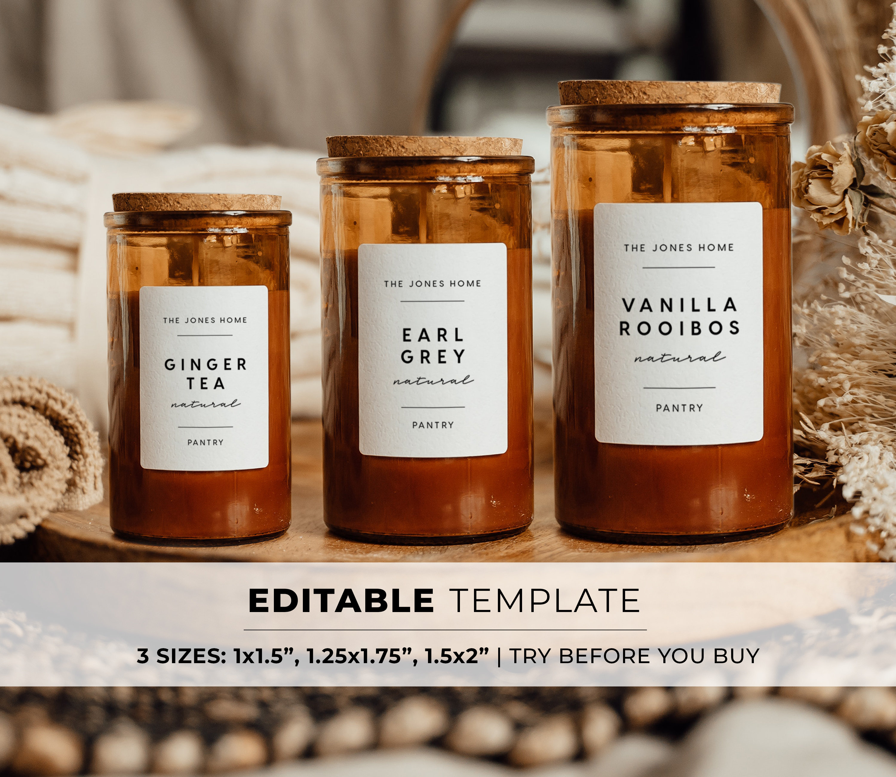 Modern Minimalist: 140 Free Printable Spice Jar Labels – Cooking Gift Set  Co.