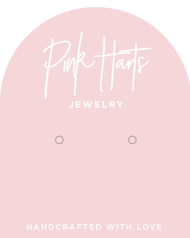Editable Earring Display Card Template 3 Sizes 2x2.5 Etsy