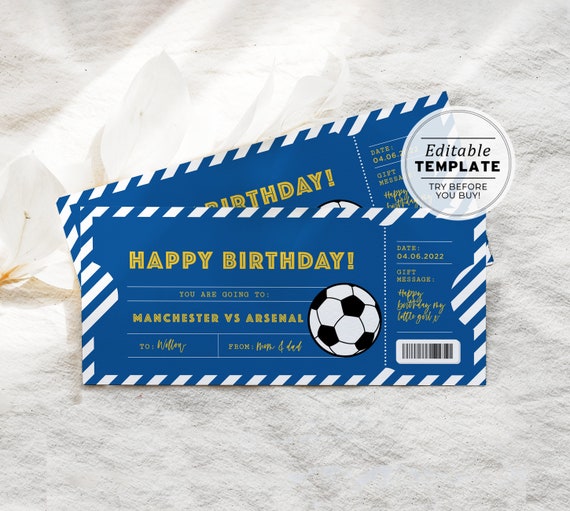 Punkcards Biglietto Di Compleanno Per Tifoso Del Manchester United, Divertente Cartolina Di Auguri A Tema Calcio, 145x150mm, Prodotto Nel Regno Unito Con Busta