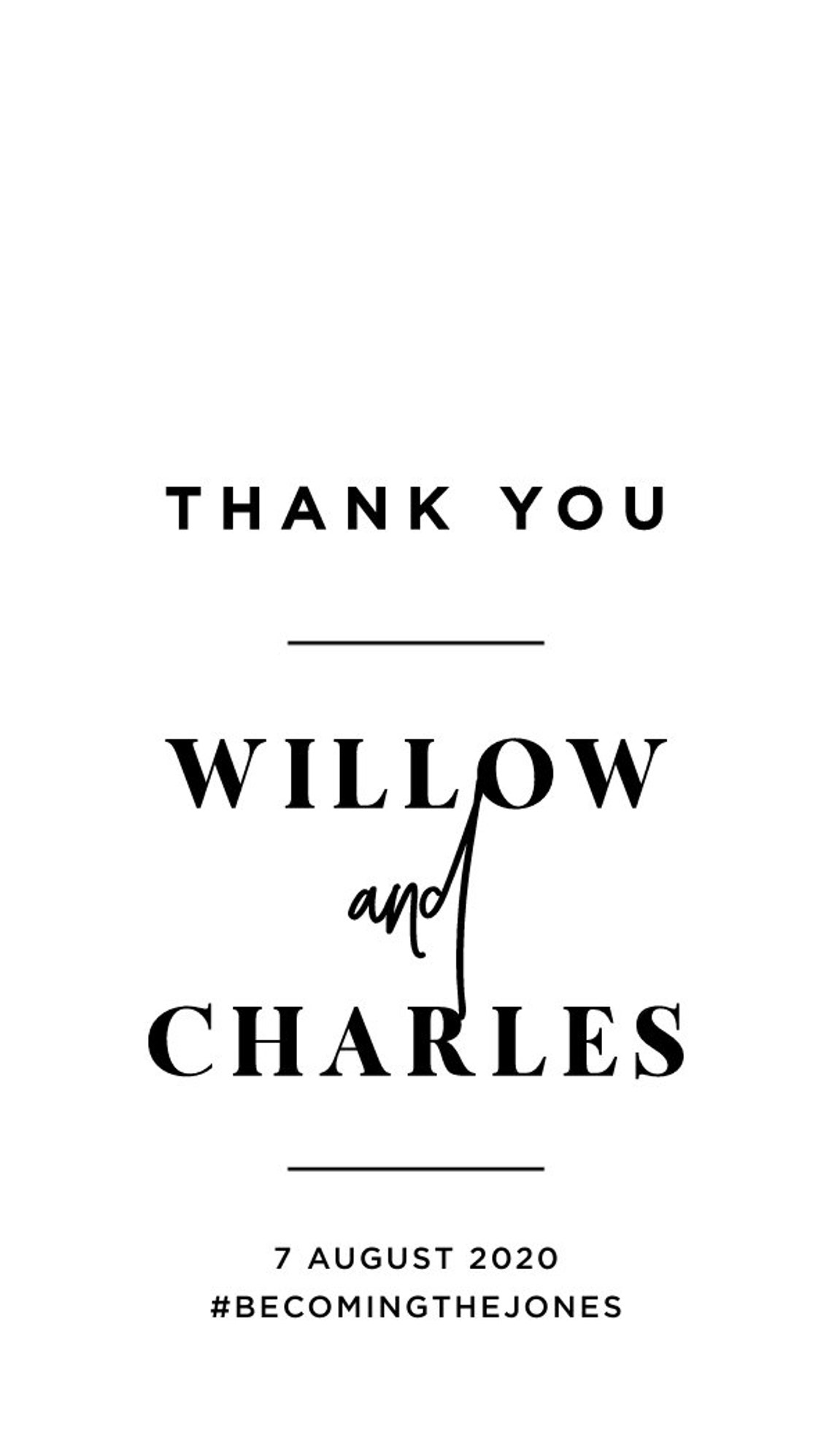Editable Wedding Thank You Tags Printable Bridal Shower Favor - Etsy
