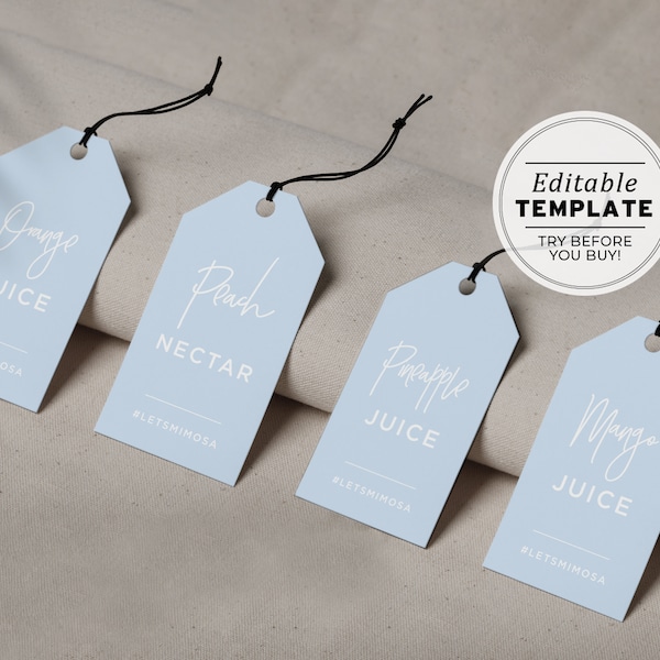 Mimosa Bar Carafe Tag Etsy Mimosa Bar Carafe Tag Etsy
