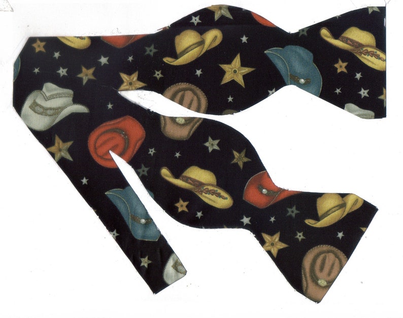 Cowboy Hats Bow Tie Western Hats & Stars Cowboy Birthday Etsy