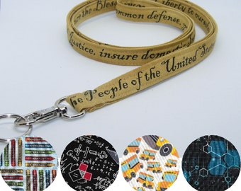 School Lanyard, Teacher Lanyard, Preamble, American History, Alphabet, Class Rules, Science, Cell Phone Wristlet, Key Chain, Cool Lanyard