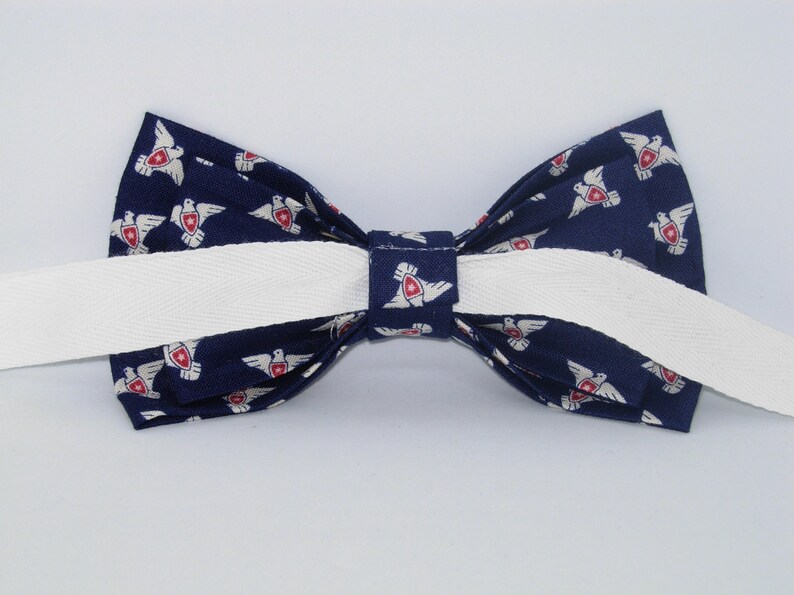 American Eagle Bow Tie Eagles With Red Shields on Navy Blue Etsy
