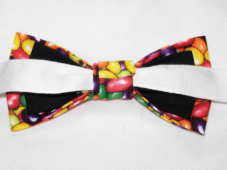 ties for boys Brighly Colored Jelly Beans Pre-tied Bow Tie Jelly Bean bow tie Holiday bow ties Candy bow ties Easter bow ties