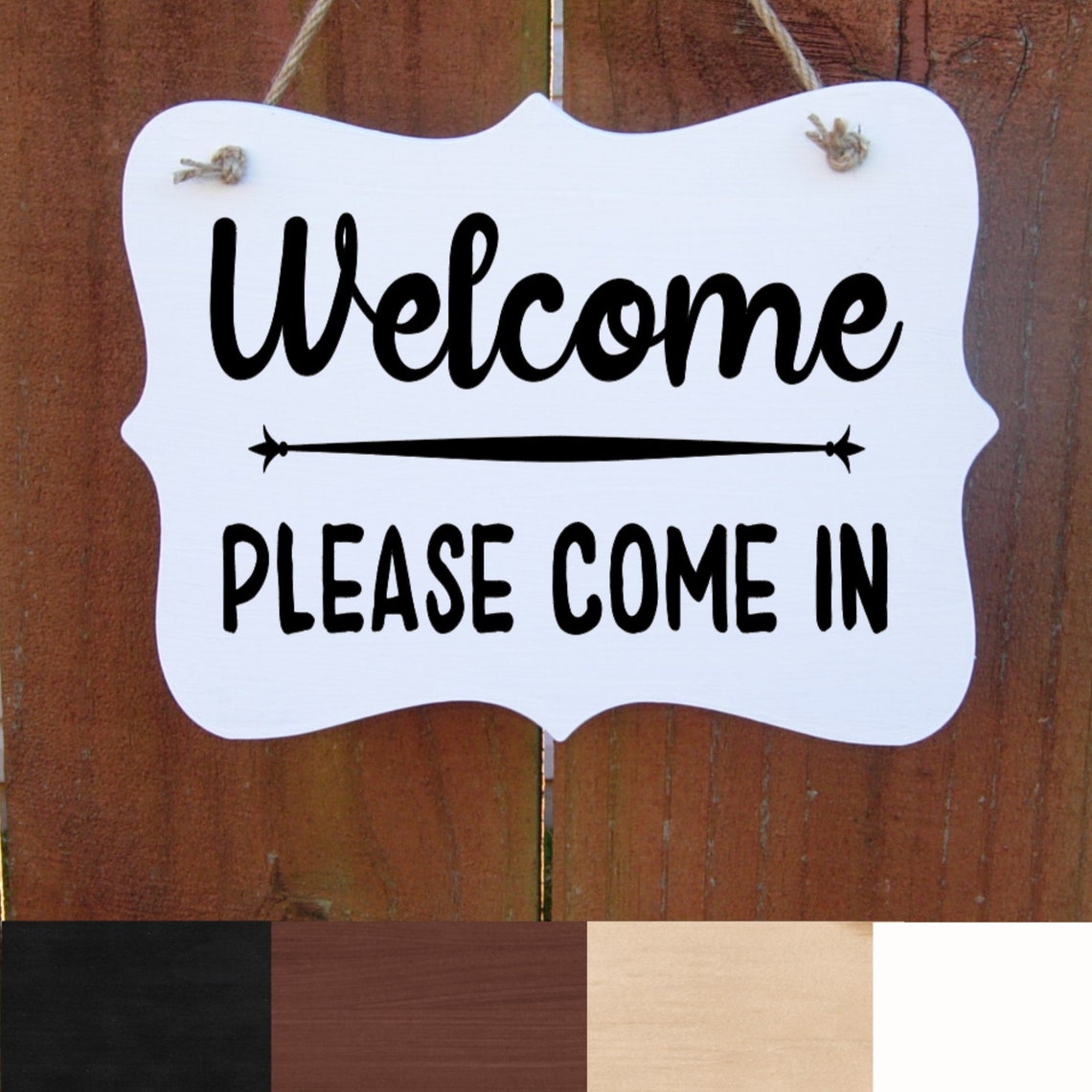 Welcome Sign Please Come In Office Sign Front Door Sign - Etsy