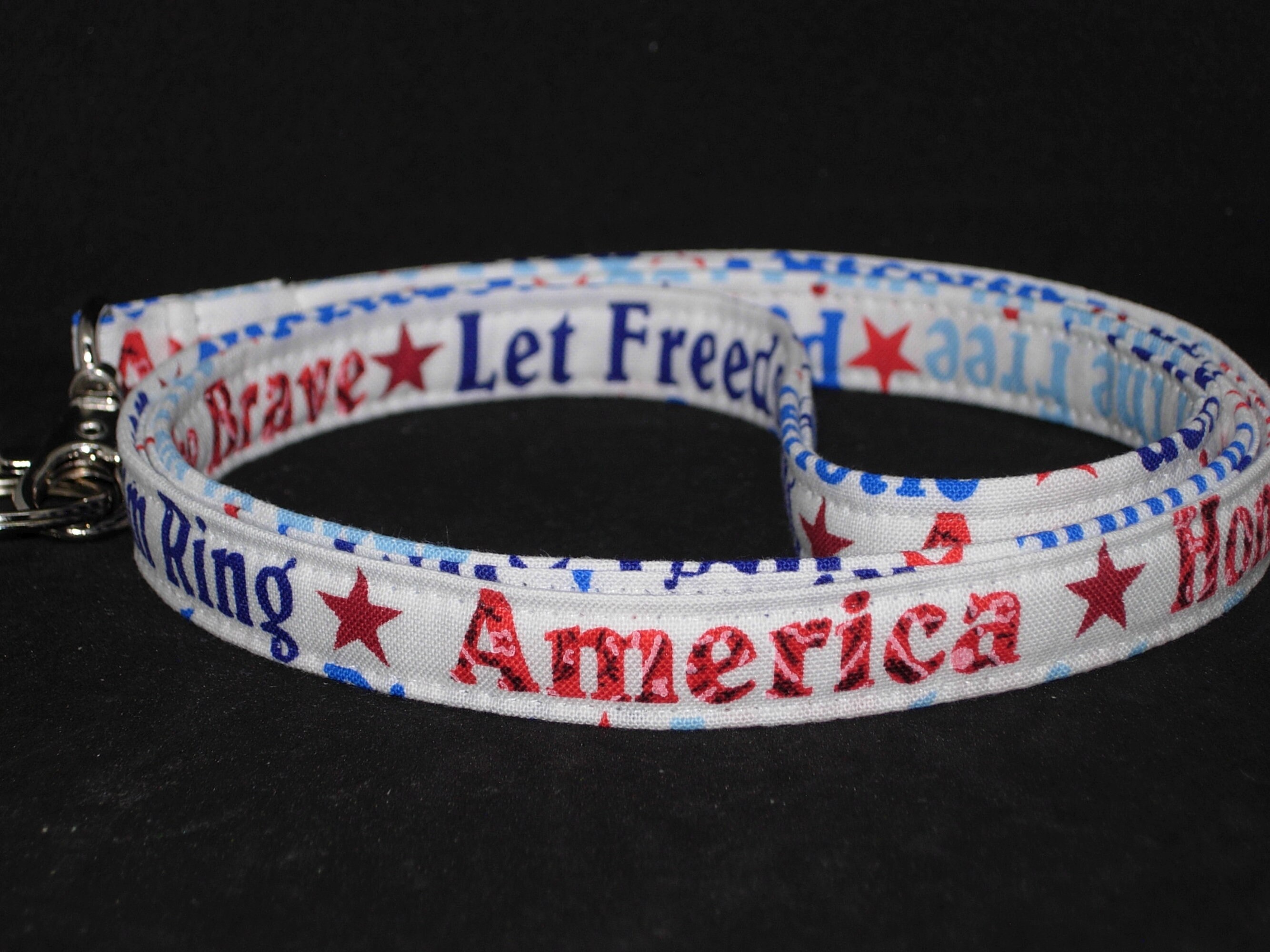 Proud American Lanyard, Let Freedom Ring, 4th of July Key