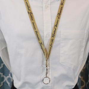 History Teacher Lanyard, Preamble to the Constitution, American Patriot Key Fob, School Lanyard, Skinny Wristlet, Key Chain, Cool Lanyard