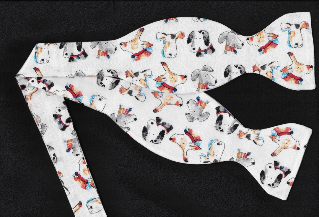 Pet Rescue Bow Tie Dogs on White Pet Shows Dog Groomer - Etsy