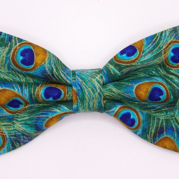 Peacock Hair Bow - Etsy