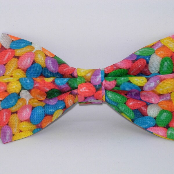 Jelly Bean Bow tie | Easter Candy | Easter Bow Tie | Bow ties for Men | Pre-tied Bow tie | Boys bow tie | Girls Hair Bows | Baby Photo Props