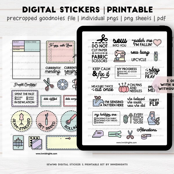 Sewing Printable - Etsy