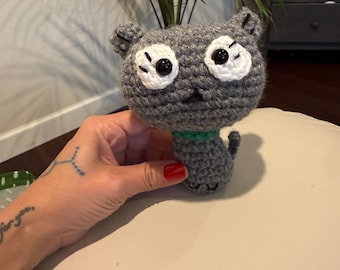 Gatito de ganchillo