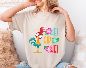 Moana Hei Girl Hei Disney Shirt, Adult & Kids T-Shirt, Crewneck