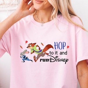 Zootopia Run Disney Shirt, Judy Hopps Nick Wilde Marathon Tee; T-Shirt, Sweatshirt, Tank Top
