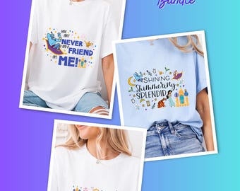 Aladdin, Genie, Princess Jasmine PNG Bundle (Digital Download)
