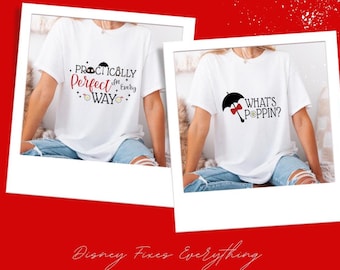 Mary Poppins PNG Bundle, Practically Good & What's Poppin' (Digital Download