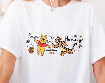 Winnie the Pooh Tigger Run Disney 10K Marathon Shirt; T-Shirt, Sweatshirt, Tank Top