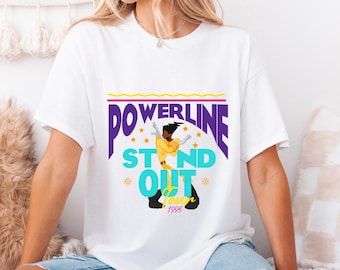 Goofy Movie Powerline Retro Disney Shirt; T-shirt or Sweatshirt, Men, Women, Youth