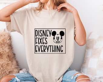 Disney Fixes Everything Mickey Shirt; T-shirt, Sweatshirt