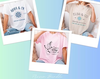 Frozen Anna Elsa Olaf Disney PNG Bundle (Digital Download)