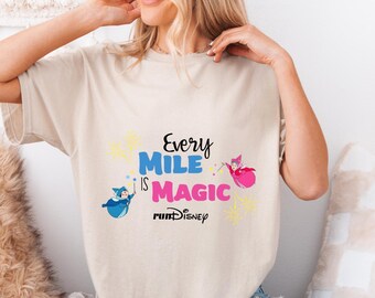 Every Mile is Magic Run Disney Shirt Design PNG (Digital Download)