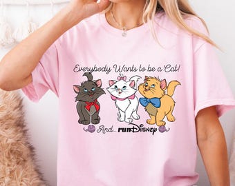Aristocats Run Disney Wine and Dine Shirt; T-Shirt, Sweatshirt, Tank