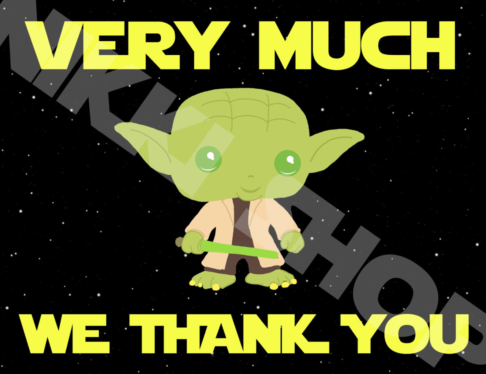 Star Wars Thank You Notes Pack Of 10 Etsy