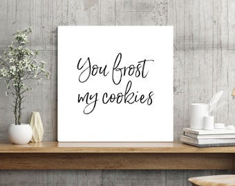 Kitchen Sign Wall Art Printable - Food Art - Baking Gift - Foodie Gift - Wall Decor - Wall Print