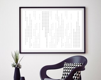 Binary Code Background Printable - Techie - Data Analyst