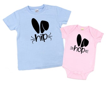 Hip Hop Easter Bunny Shirt | Kids Matching Outfit