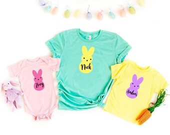 Personalized Easter Peep Shirt | Kids, Toddler, and Baby Outfit