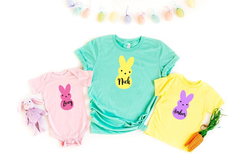 Personalized Easter Peep Shirt | Kids, Toddler, and Baby Outfit