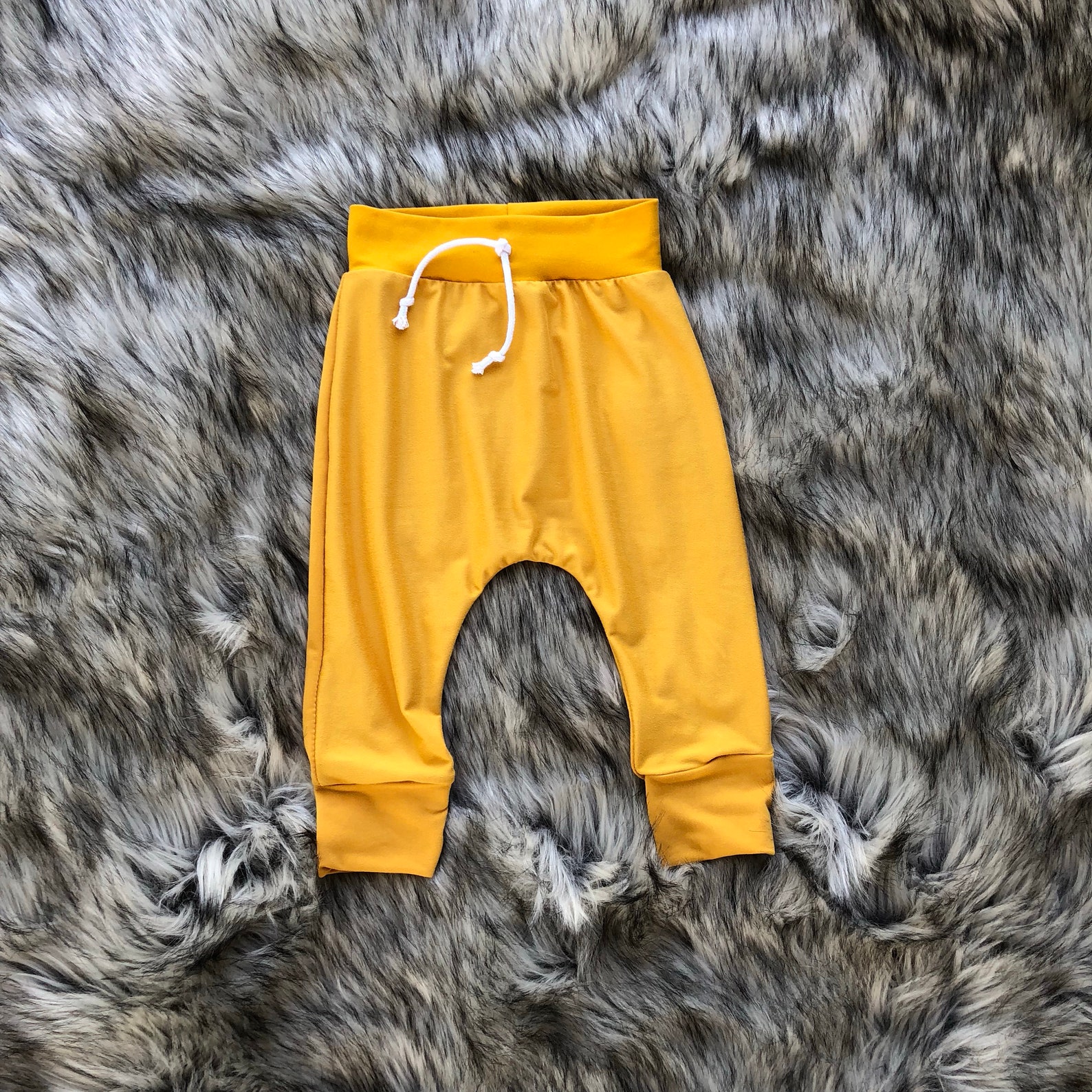 Mustard Yellow Golden Yellow Harem Pants Size 03 Months to Etsy