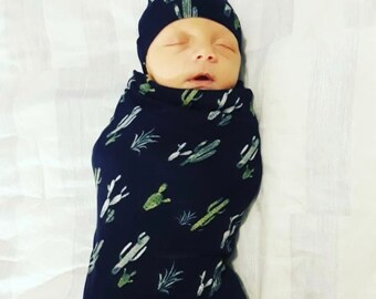 cactus swaddle set
