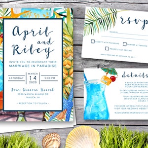 Wedding Invitation, Destination Wedding Invitation, Destination Wedding Invitation Suite, Beach Wedding Invitation, Beach Invitation, Beach