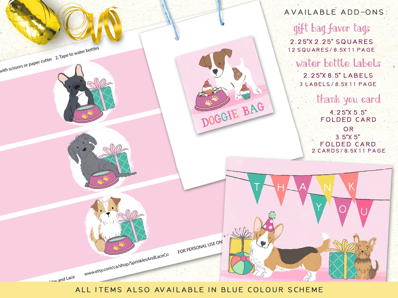 Puppy Party Printables Puppy Party Decorations Puppy - Etsy