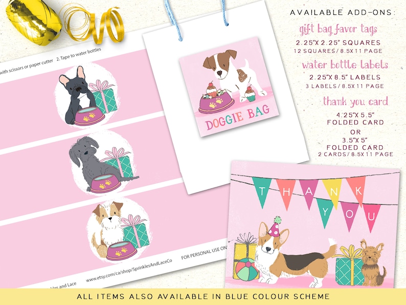 Puppy Party Printables Puppy Party Decorations Puppy - Etsy