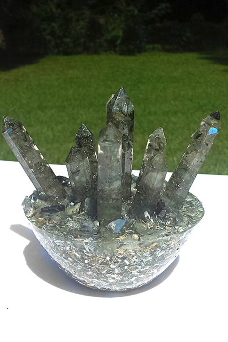 CUSTOM ORDER Orgone Crystal Bowls create Etsy