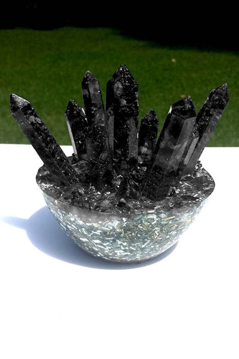 CUSTOM ORDER Orgone Crystal Bowls create Etsy