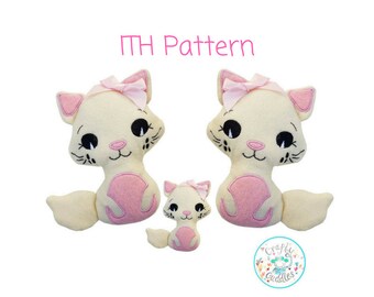 machine embroidery in the hoop stuffed animals